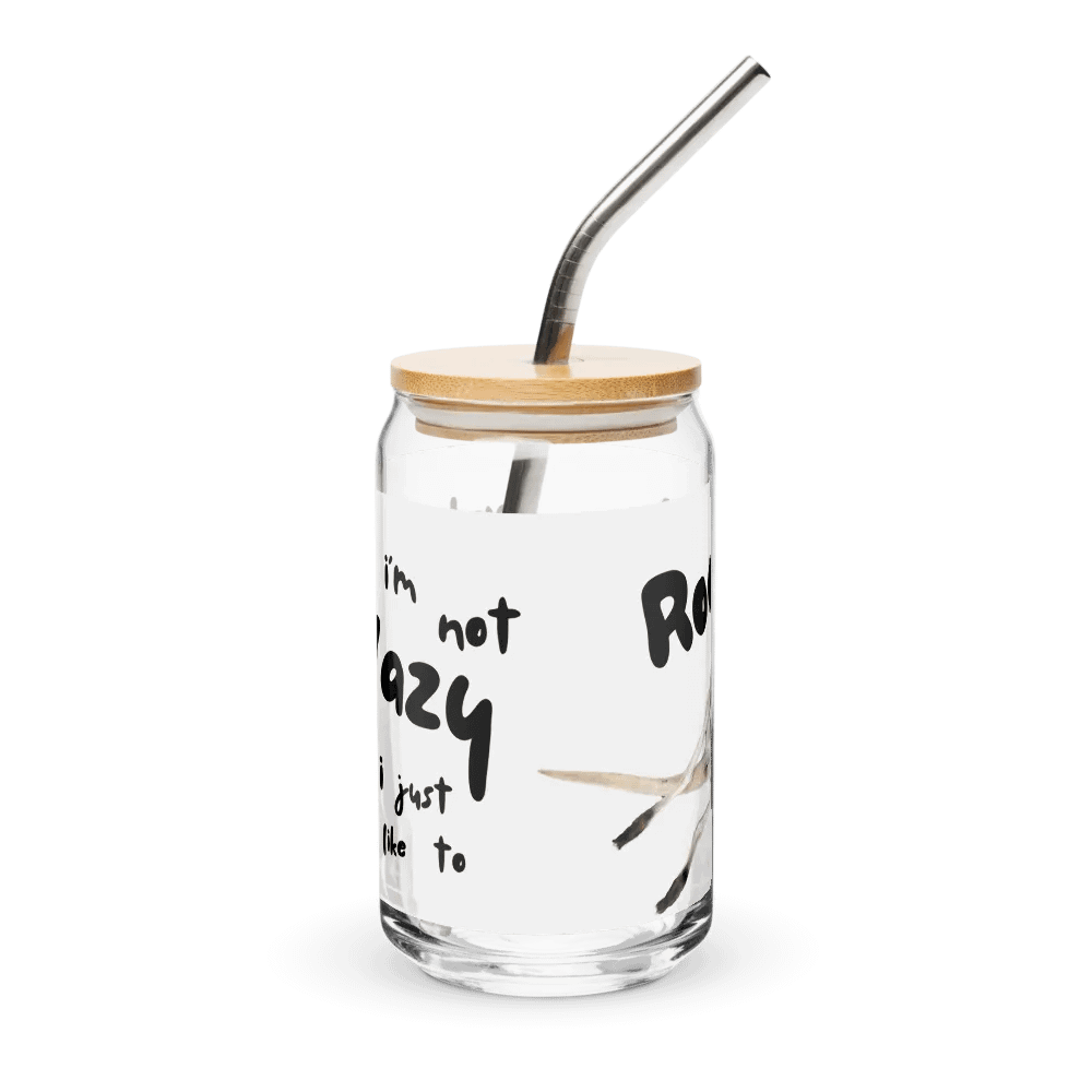 I’M NOT LAZY I JUST WANT TO ROOLAX & DRINK COFFEE 2 IN 1 GLASS & TUMBLER product image (4)