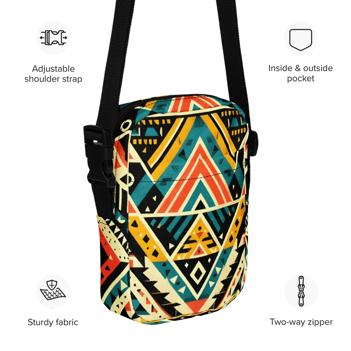 Premium aztec Geometry Crossbody Adventure Bag product image (2)