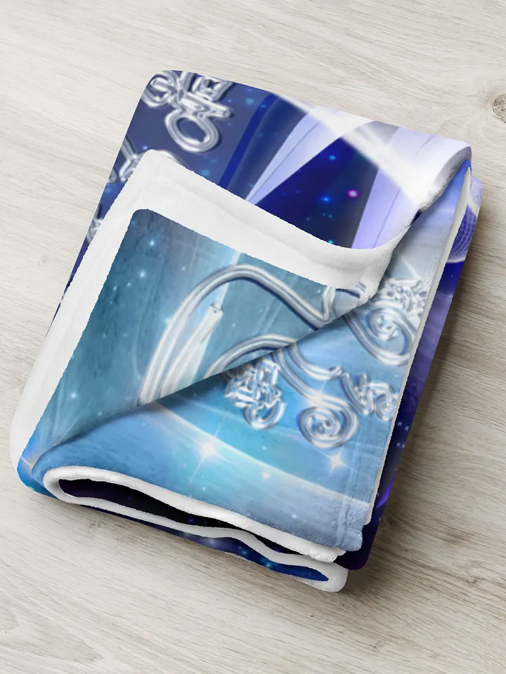 Pleiades Star Angel Light-Tech Fleece Blanket product image (2)