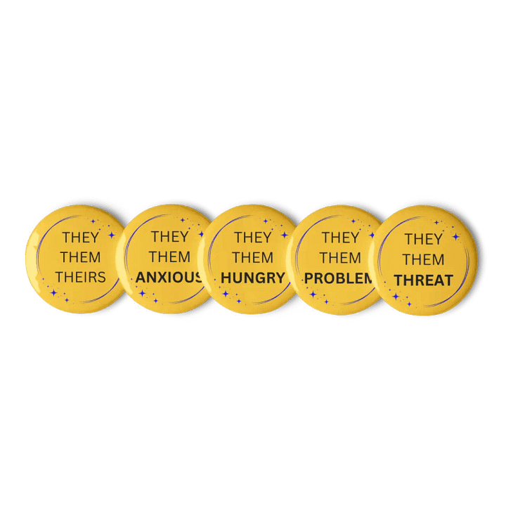 They/Them Pronouns - Yellow product image (1)