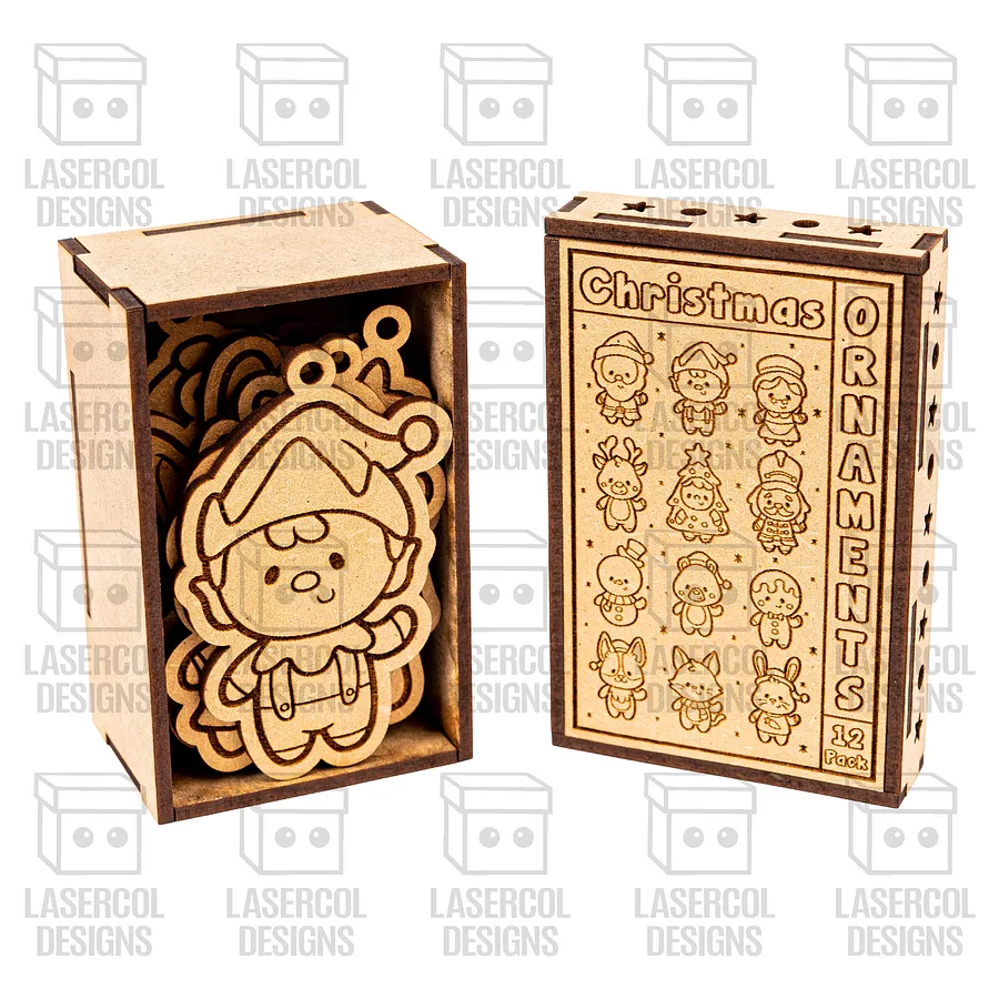 Ornaments Box - Laser Cut Files Christmas product image (10)