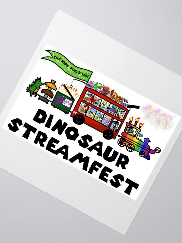Dinosaur Streamfest Sticker product image (2)