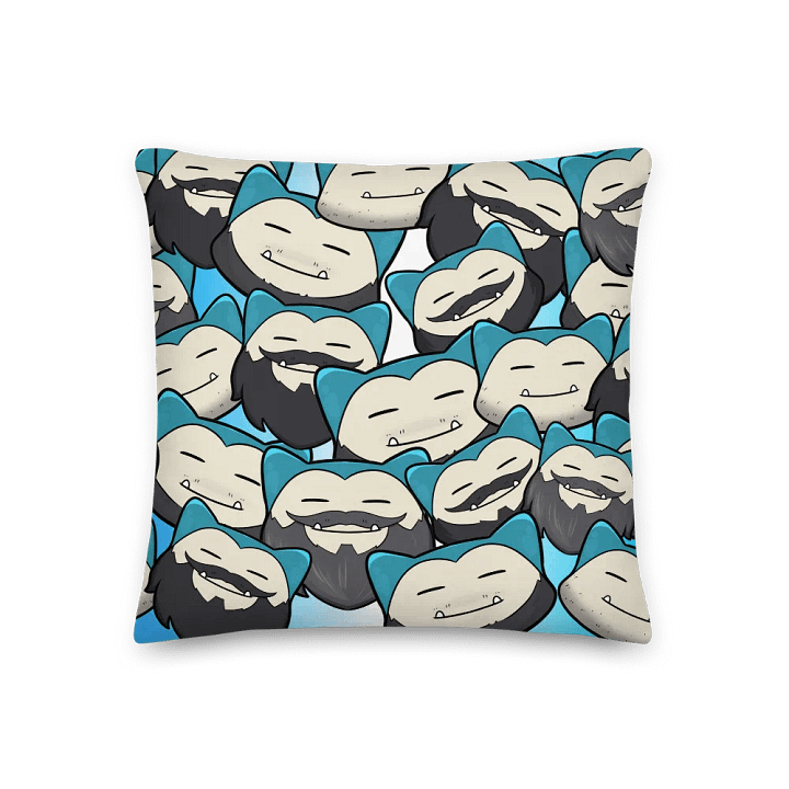 Hairy Snorlax Premium Pillow 2 product image (2)