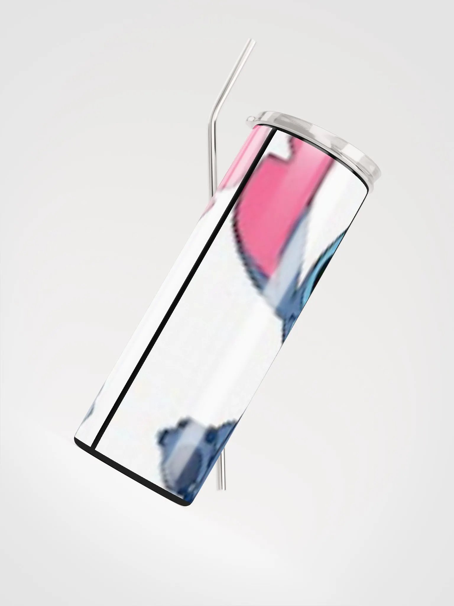 Whimsical Blue Creature Stainless Steel Tumbler product image (4)