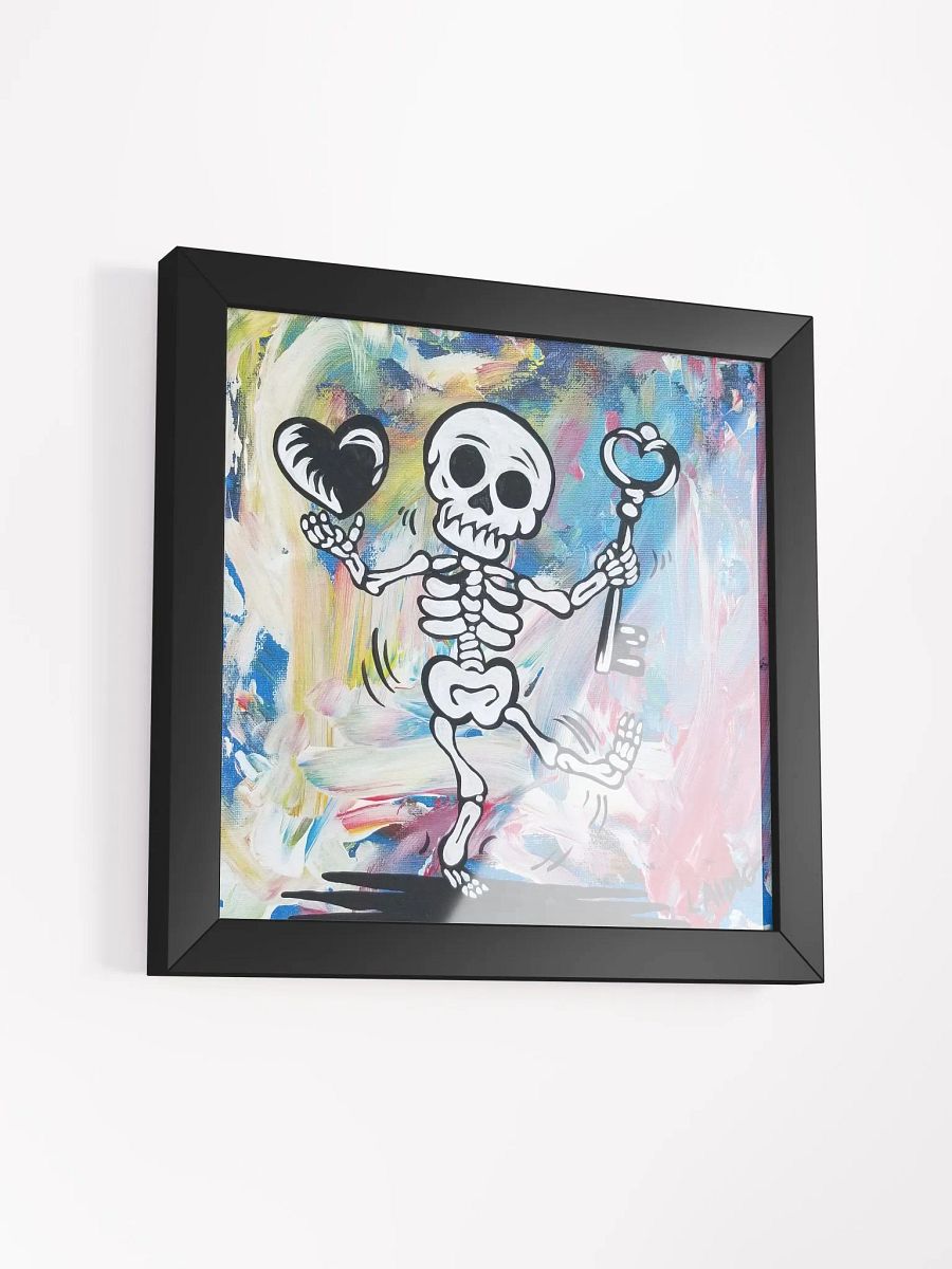 Floating Heart Mr. Bone Daddy Framed Print product image (7)