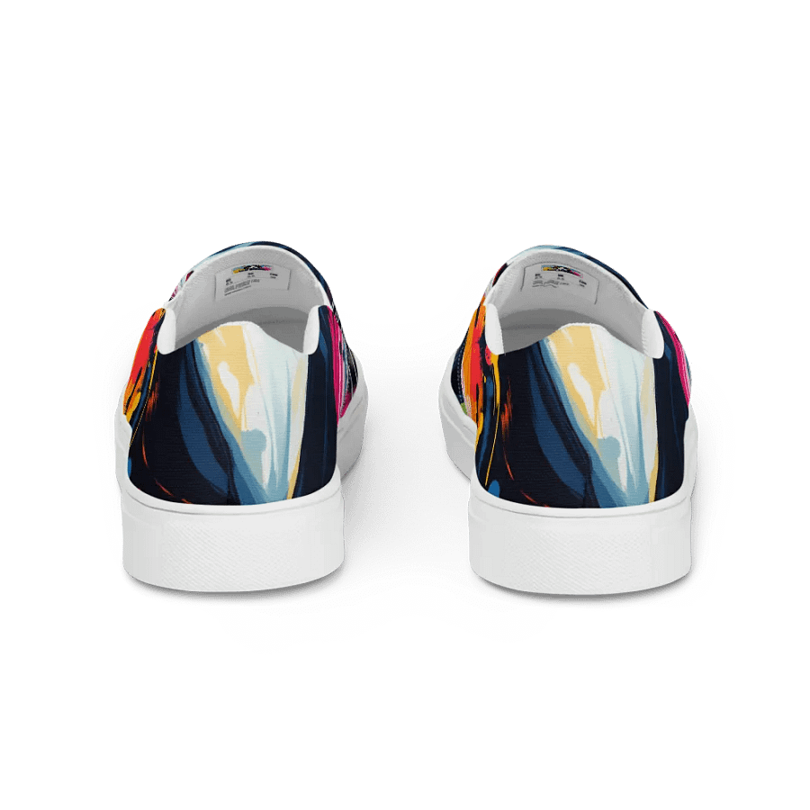 The literal tuxedo cat, women's slip on canvas shoes product image (4)