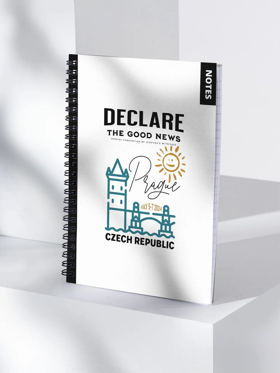 'Declare the Good News' 2024 Special Convention of Jehovah's Witnesses: Czech Republic Spiral Notebook product image (4)