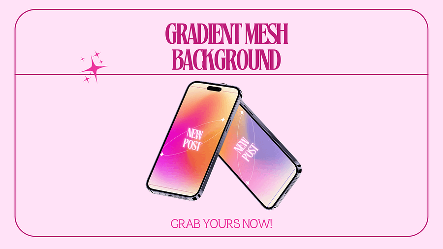 Pastel Color Gradient Mesh Background product image (3)
