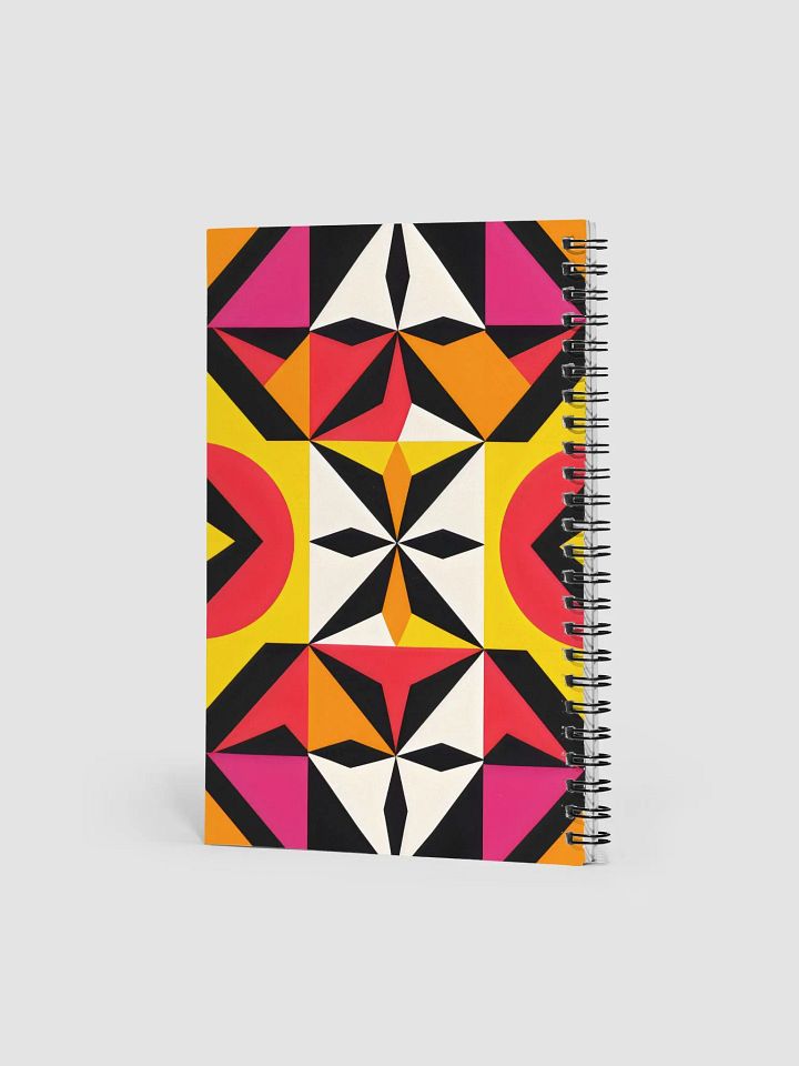 Kaleidoscopic Geometric Spiral Notebook product image (2)