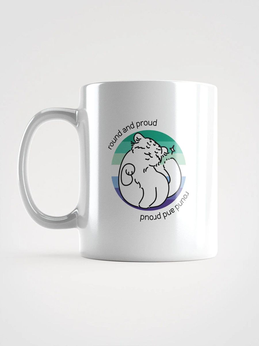 Round and Proud Manul Gay MLM Version - White Mug product image (18)