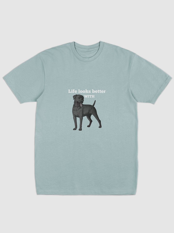 Trust The Vibe: "Life Looks Better with My Dog" Statement Tee product image (1)