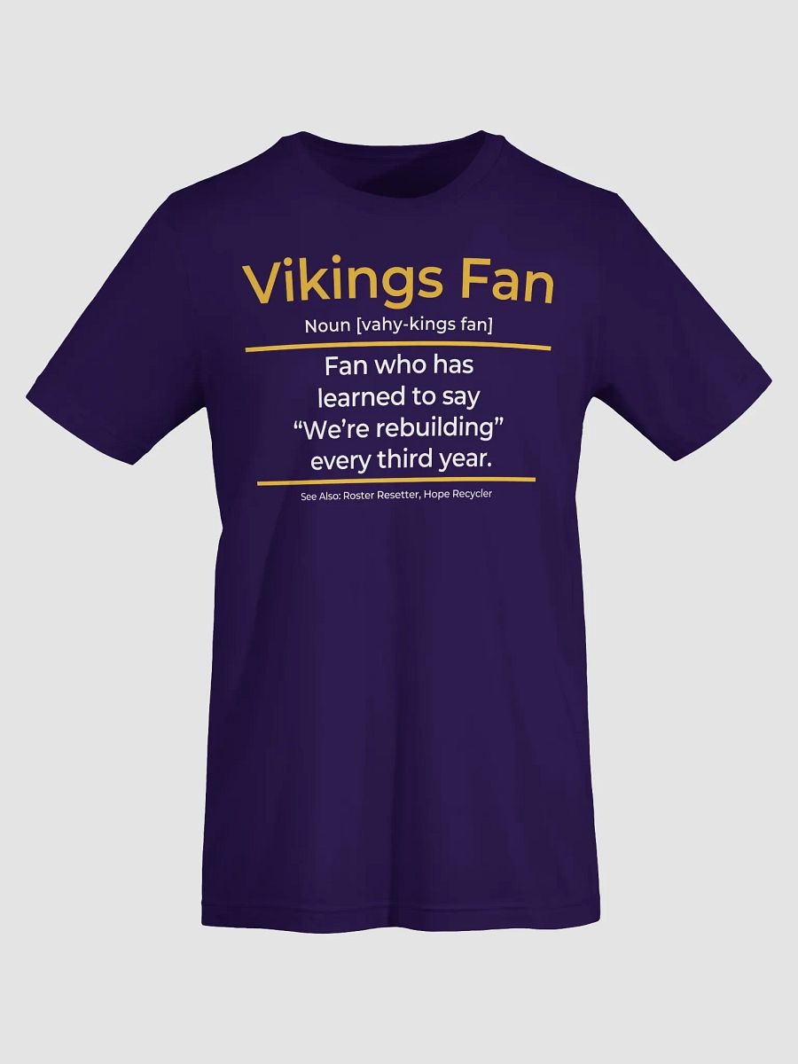 Rebuilding – The Vikings Fan Collection – Unisex T-Shirt product image (3)