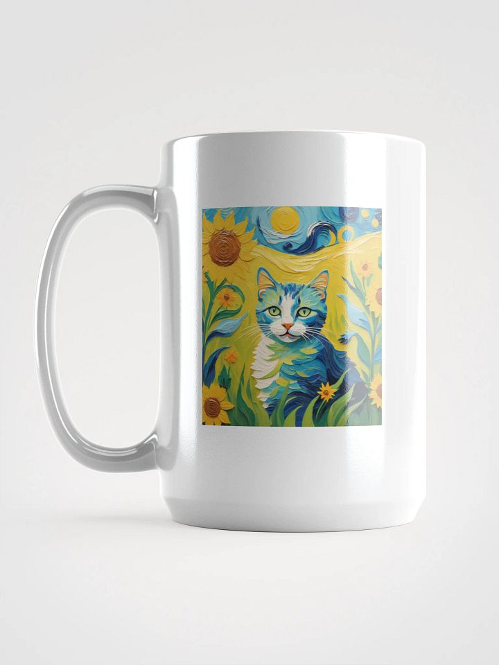 Van Gogh Cat Mug product image (2)