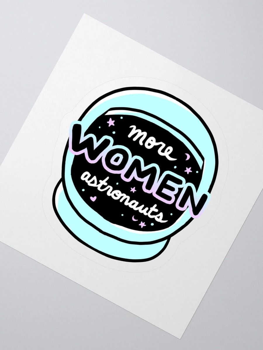 More Women Astronauts Sticker - Blue product image (2)