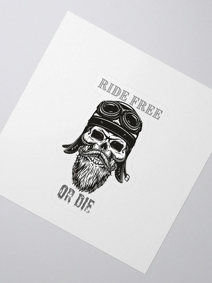 RIDE FREE OR DIE Decal product image (2)