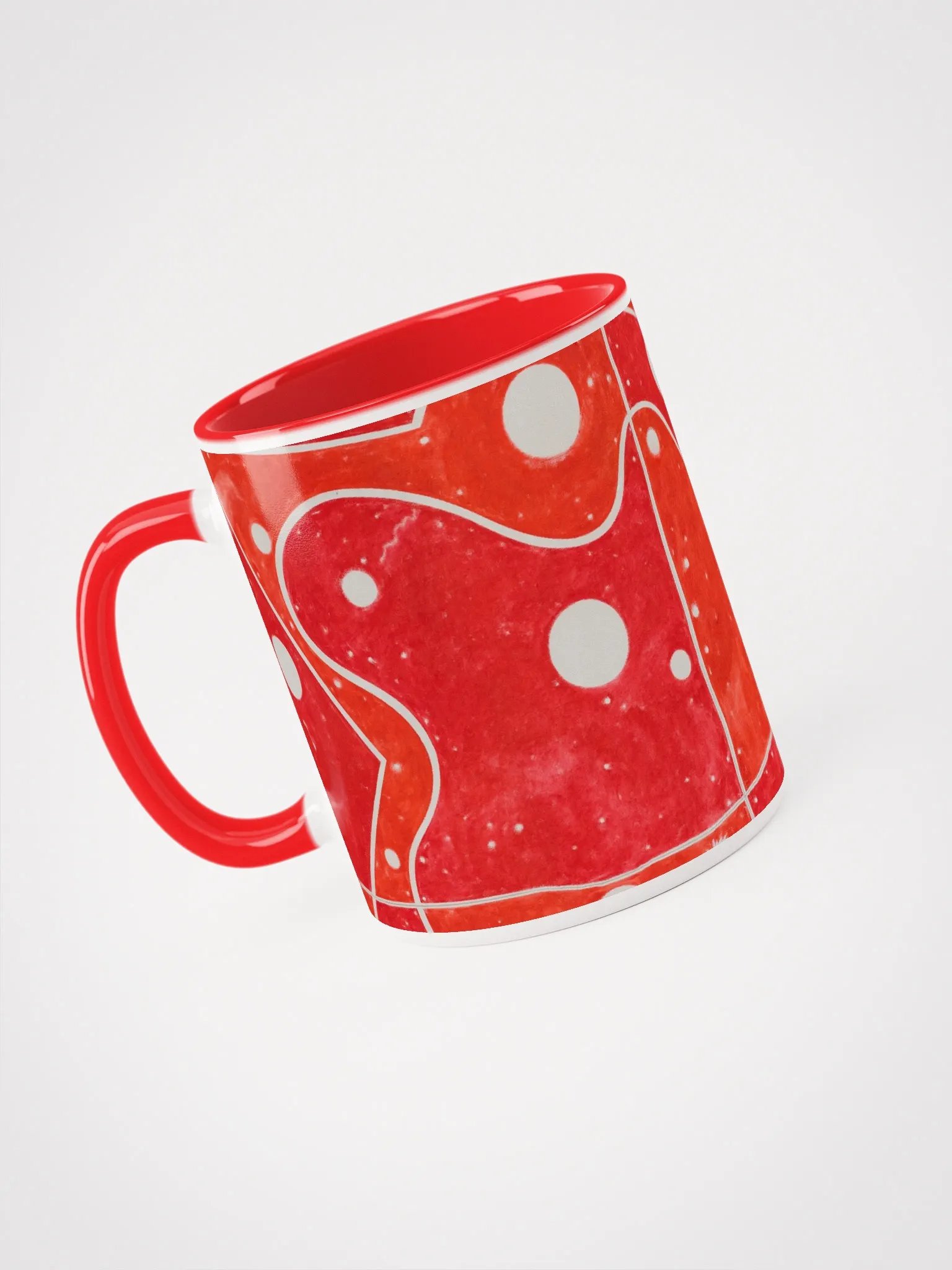 Instinct and Remembering Ceramic Mug with Color Inside product image (3)