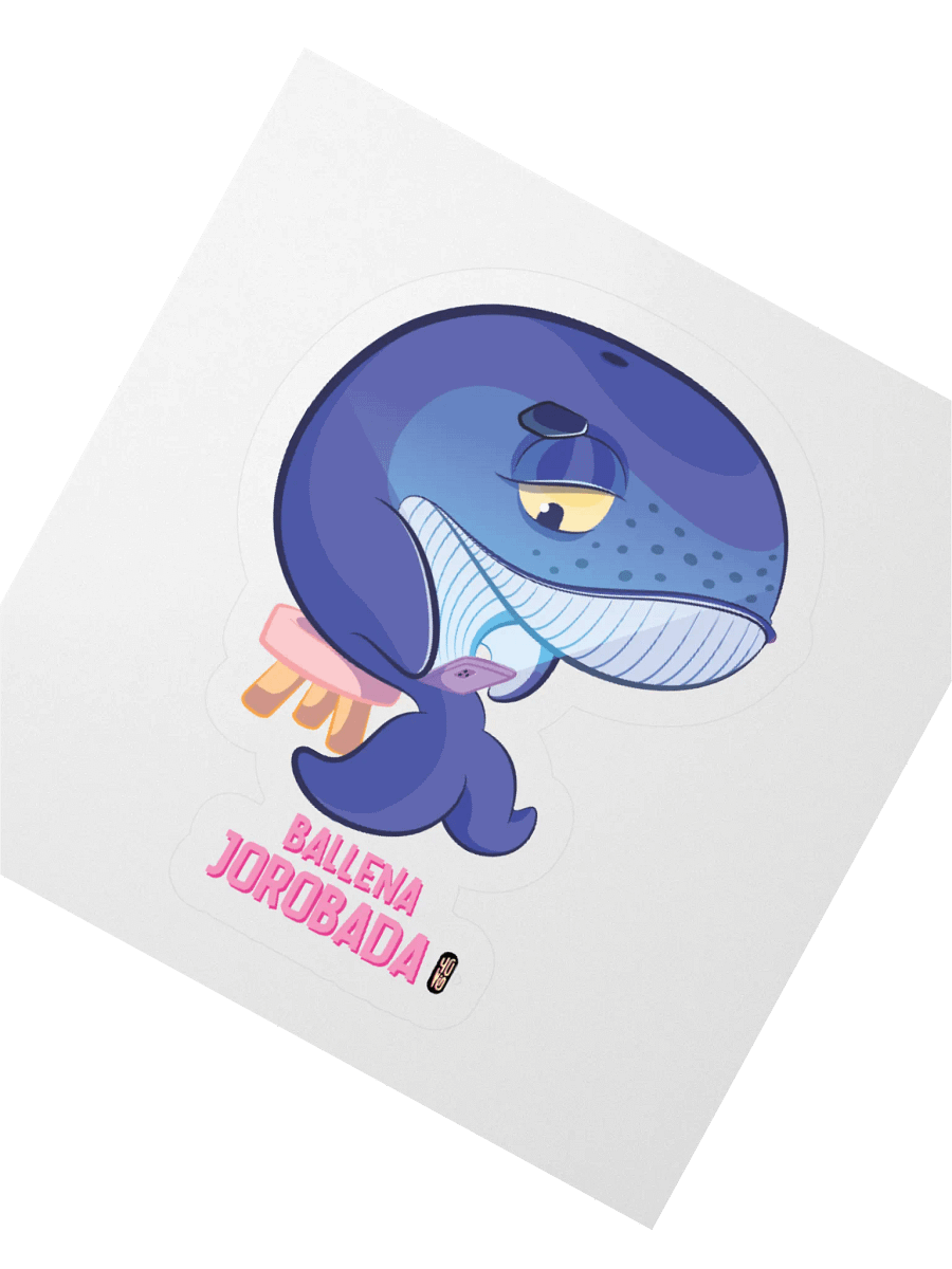 Ballena Jorobada - Sticker (Kiss Cut) product image (2)
