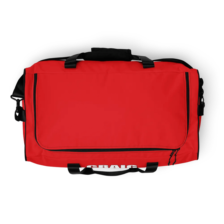 Craig Monson Barbell Signature Collection Red Gym Bag product image (8)