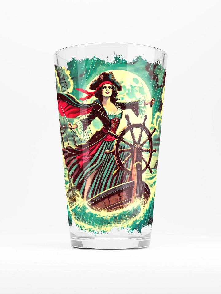 Pirate Woman Adventure 16 oz Glass product image (1)