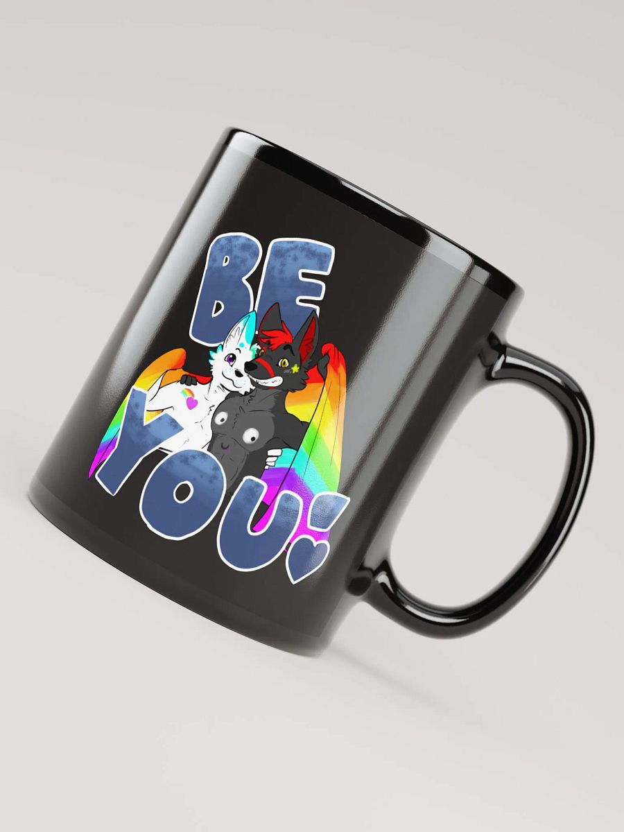 Be You! Pride Black Glossy Mug product image (8)