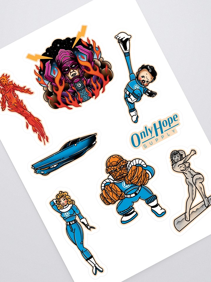 Fantastic Flash - Sticker Sheet product image (1)