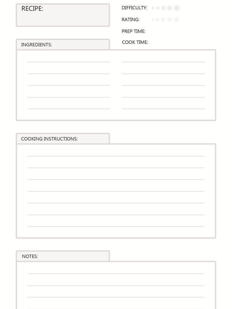 700 Page Recipe Notebook product image (3)