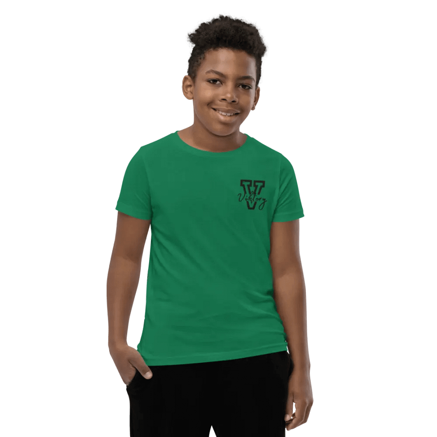 Kids Shirt Green (black logo) product image (8)