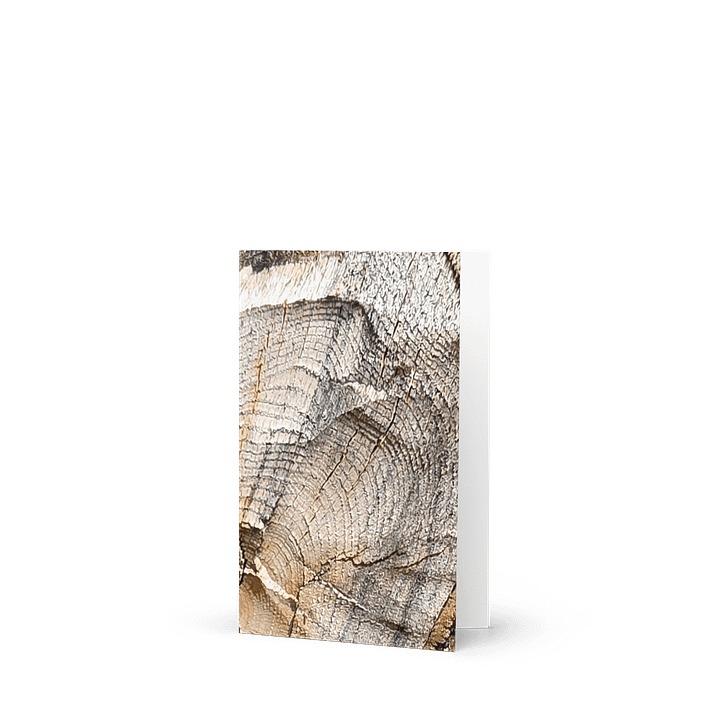 Tree Rings Greeting Card (blank) product image (1)