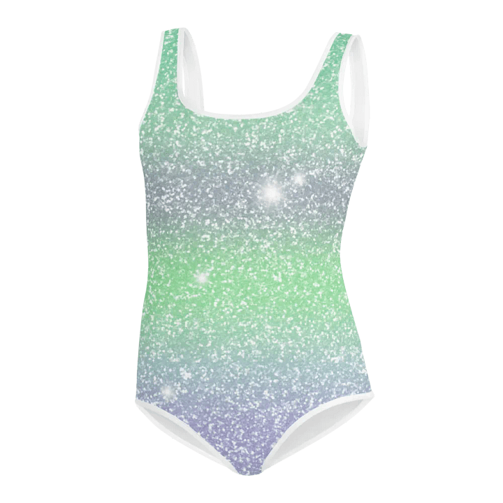 Glitter Unicorn Texture Design Youth Swimsuit (3) product image (2)