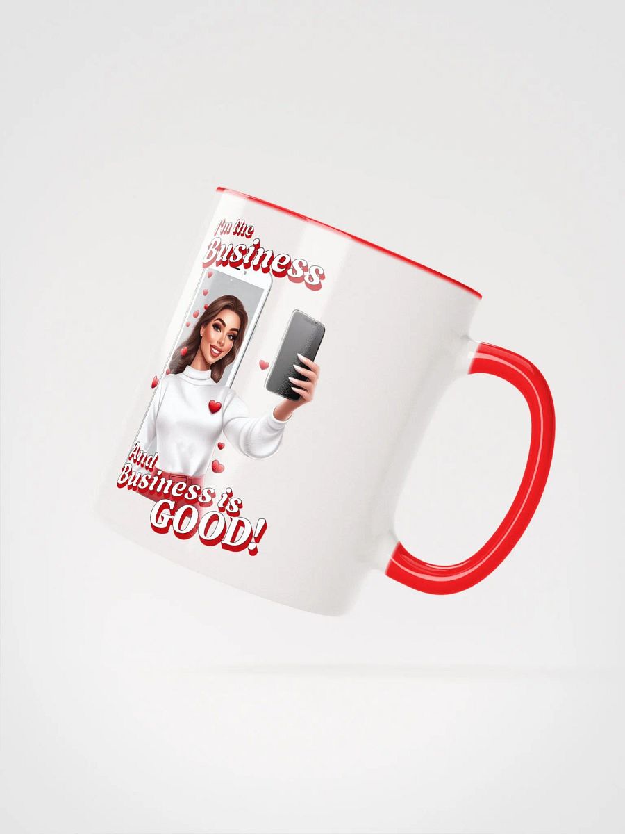 I'm The Business - Social Media Influencer - Ceramic Mug with Color Inside - v4 product image (4)