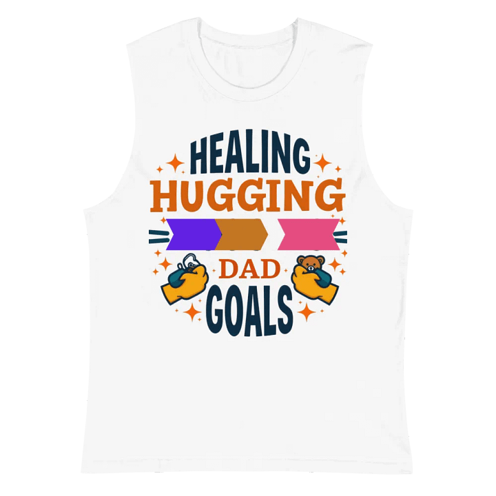 Healing Hugging Dad Muscle Tank product image (6)