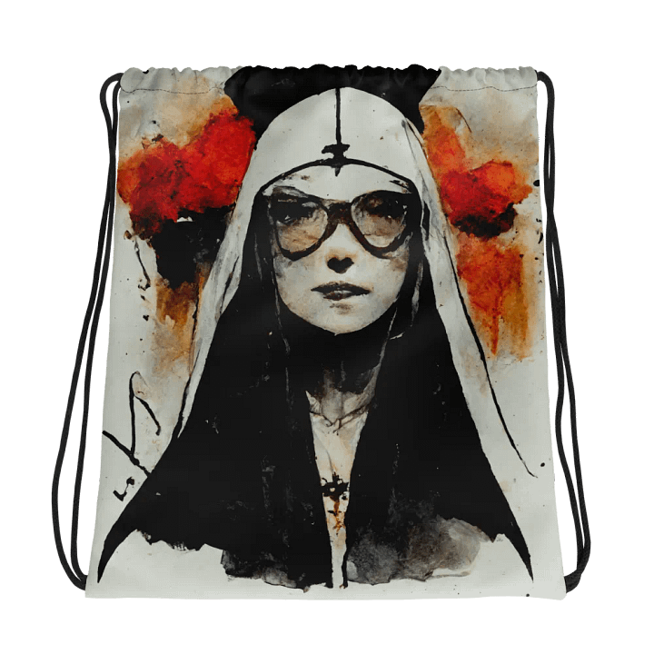 Sister Shades All-Over Drawstring Backpack product image (1)