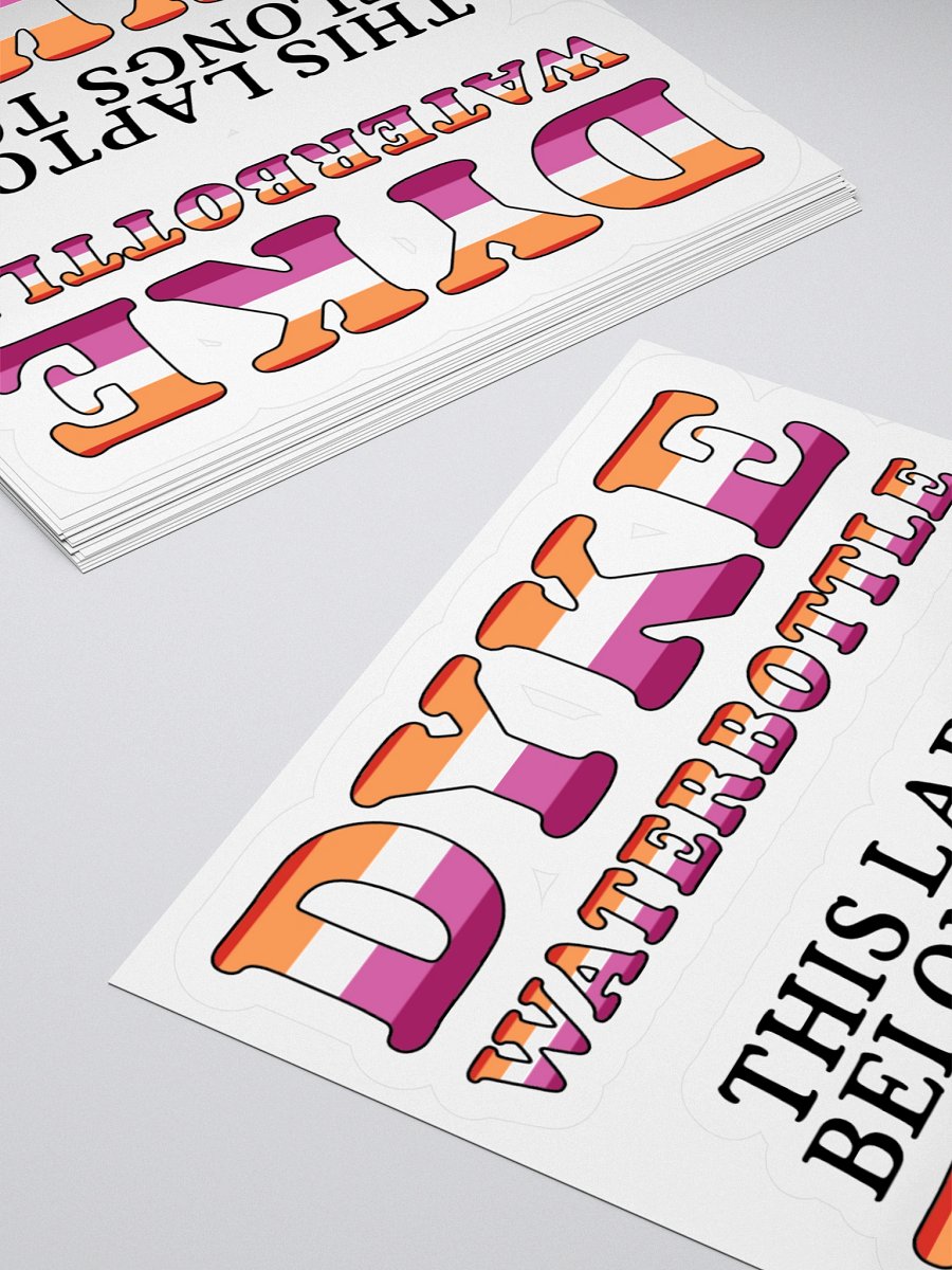 DYKE PROPERTY STICKERS product image (11)