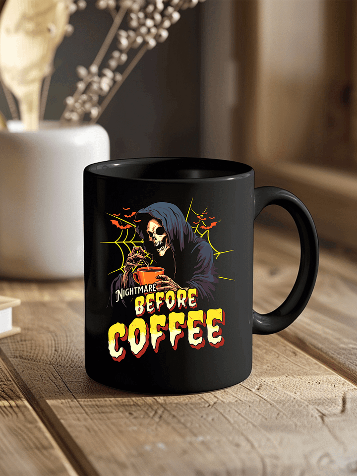 Skeleton Drinking Coffee Mug – 