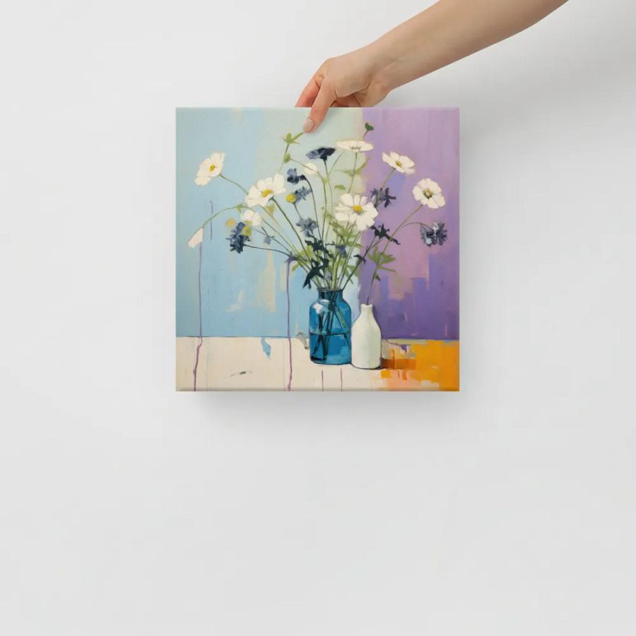 Art2401-60 Vase Flowers Still Life - Canvas Print - sm product image (10)