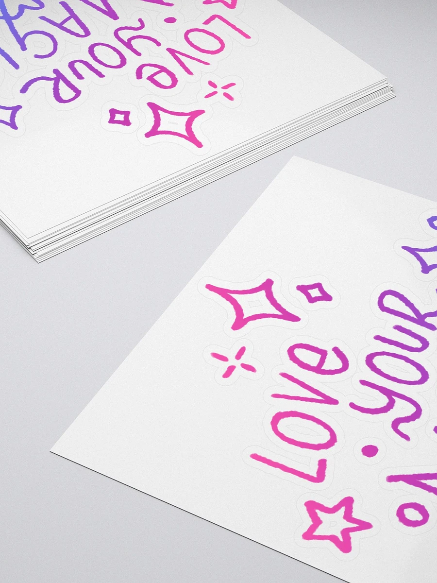 LOVE YOUR MAGIC STICKER (OMBRE) product image (10)