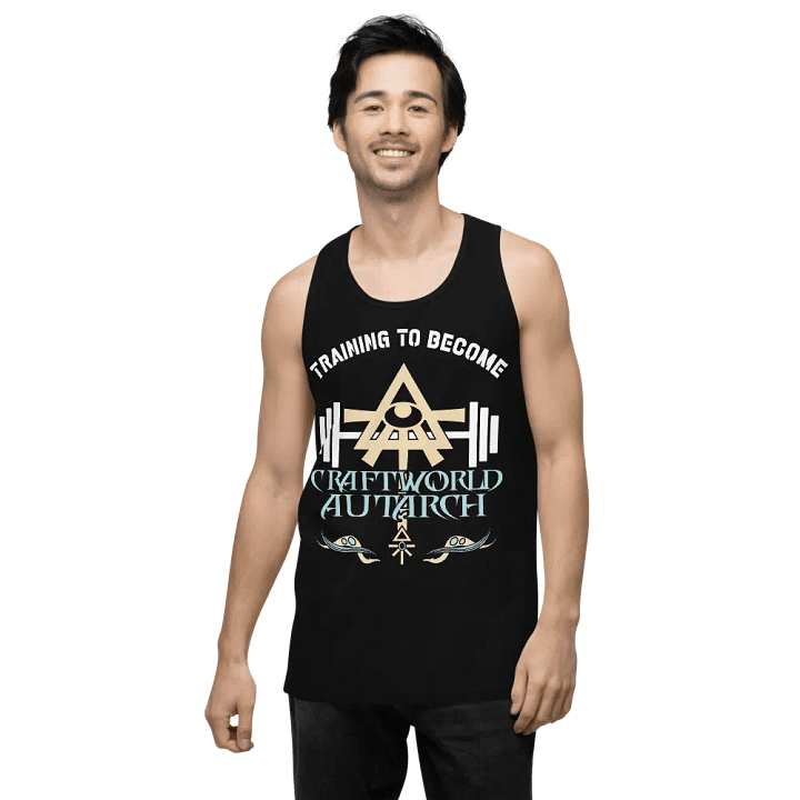 Training to Become Craftworld Autarch - Warhammer Aeldari Gym Tank top product image (3)