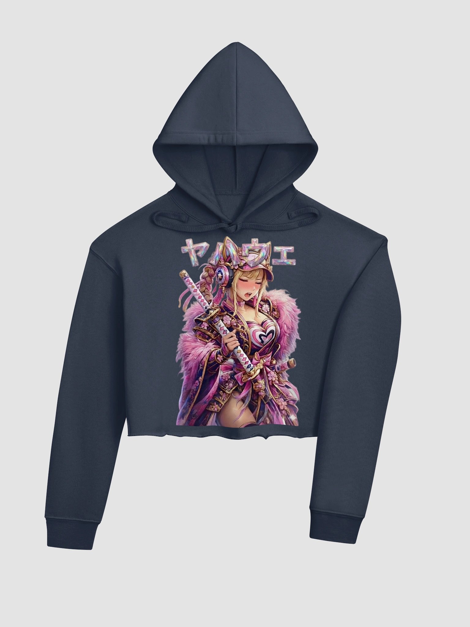 Kawaiikitten Essential Dewdrop Fleece Crop Hoodie product image (35)