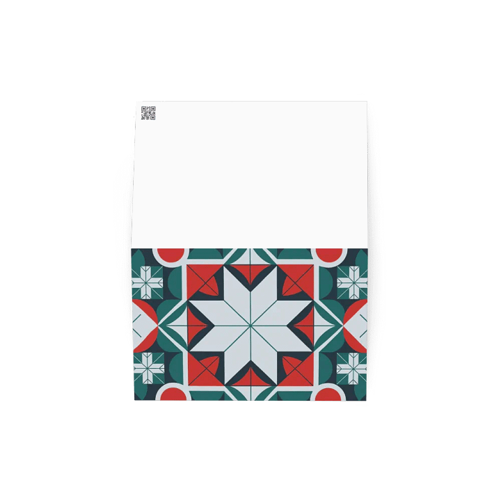Kaleidoscope patterned greeting card product image (4)