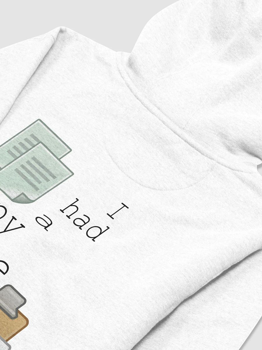 I Had A Copy & Paste Education - Colour - Cotton Heritage Unisex Premium Hoodie (BACK) product image (4)