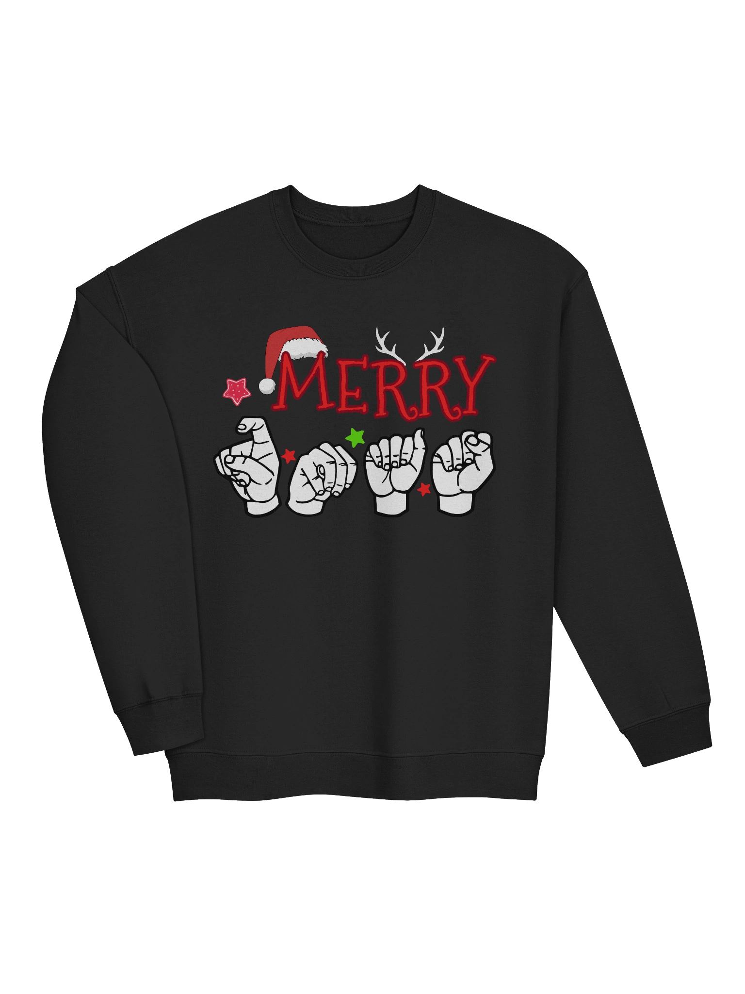 "MERRY XMAS – ASL Holiday Vibes" by Able Lingo product image (3)