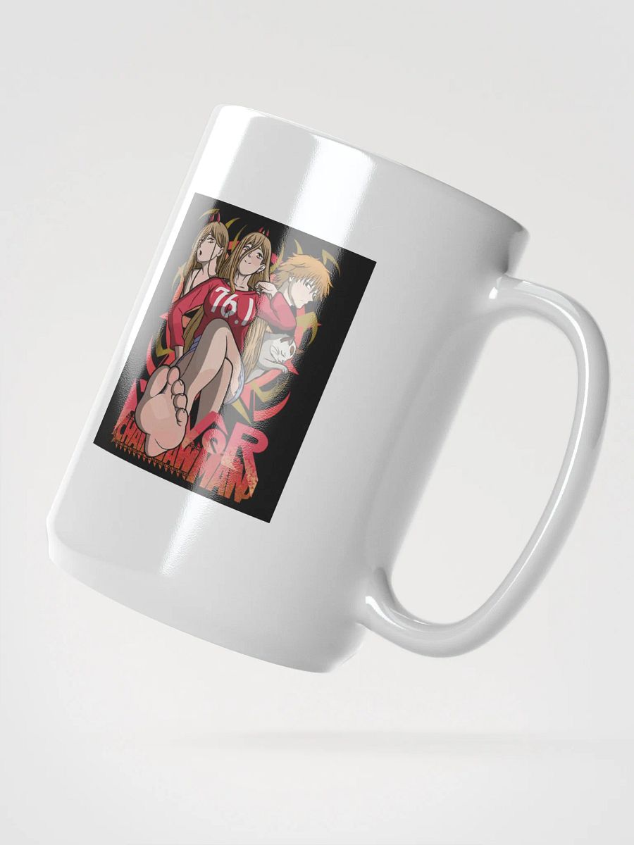 Chainsaw Man Squad White Glossy Mug product image (2)