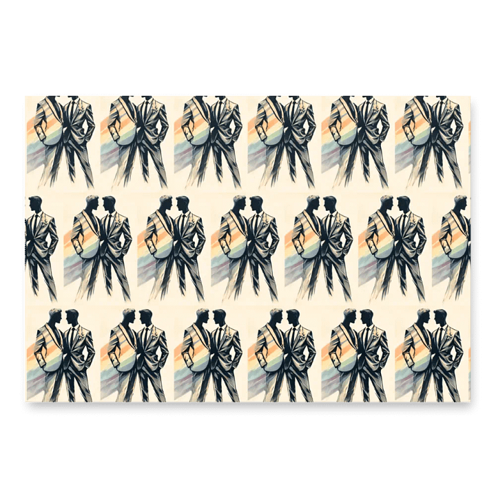 Elegant Pride Partners Wrapping Paper Set product image (1)