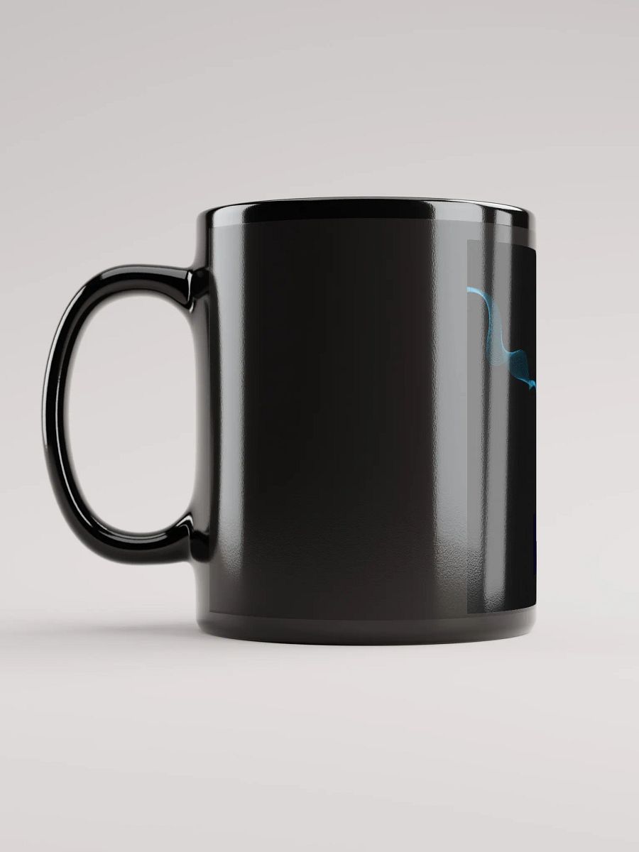 Mandala Magic with Blue Wave Black Glossy Mug product image (11)
