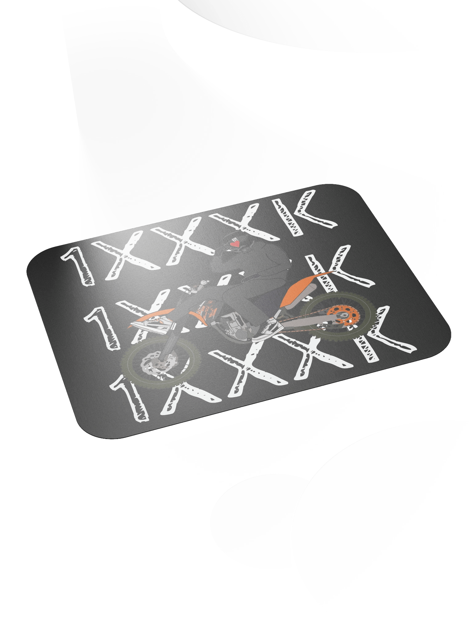 1XXXk w/ Heart-hand | 8.7 x 7.1 in Mousepad product image (4)