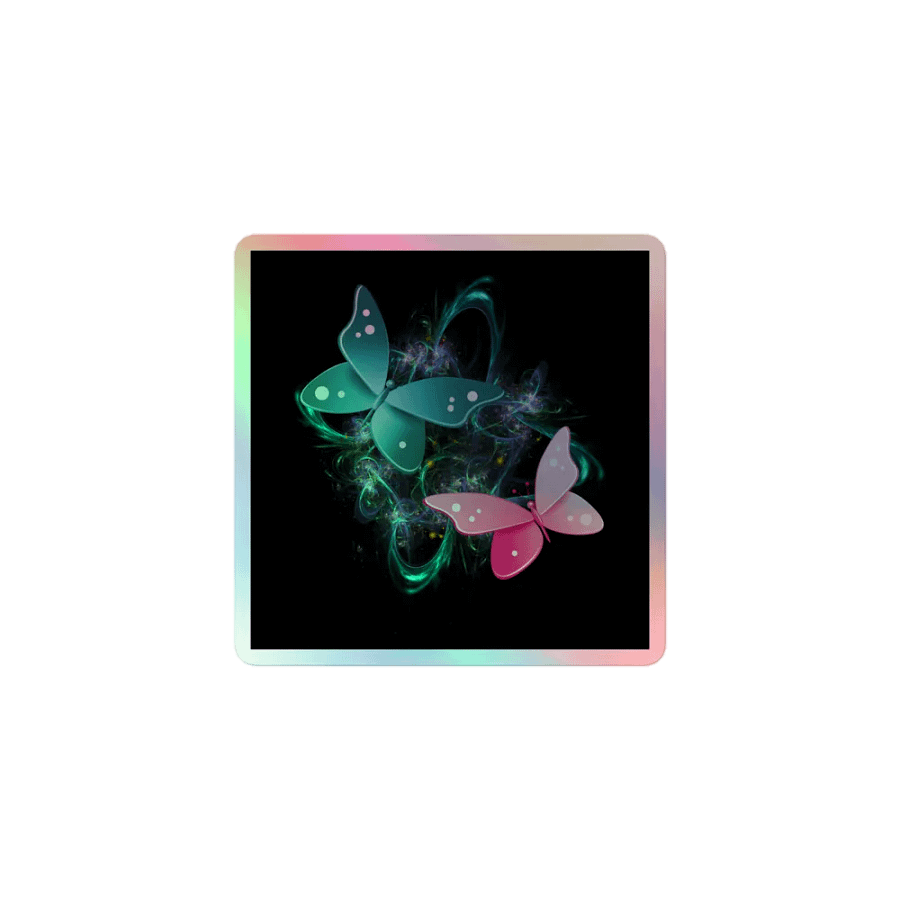 Enchanting Butterfly Holographic Sticker Set product image (1)