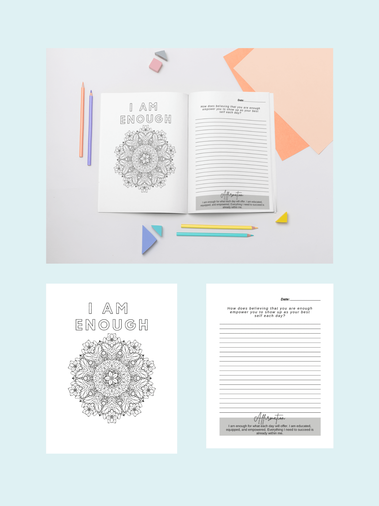 Bless Her Bundle - 10 Affirmation Coloring Journals product image (3)