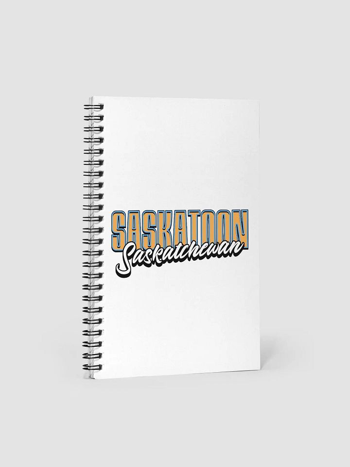 Saskatoon Saskatchewan Scripted Spiral Notebook product image (2)