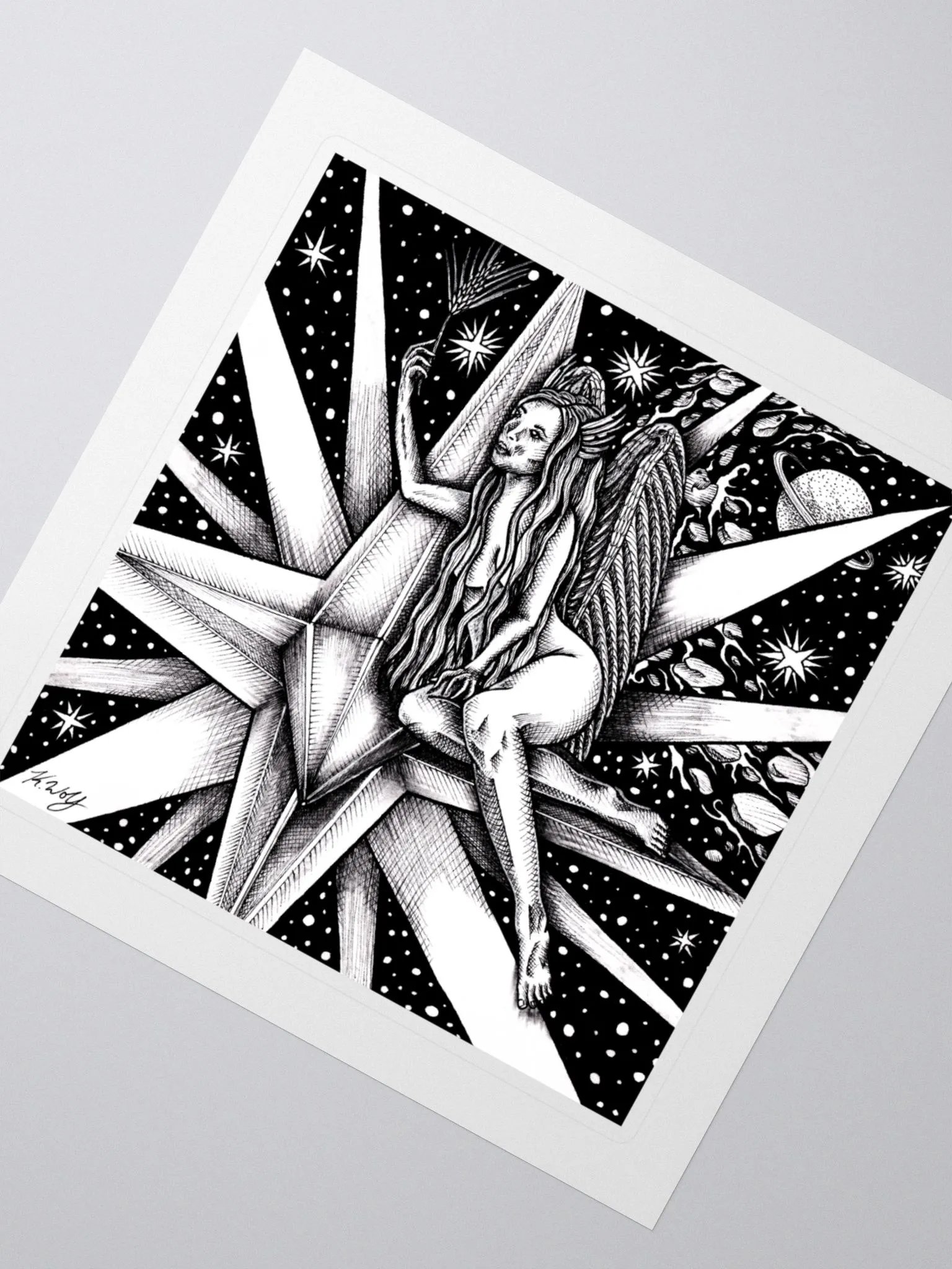 Virgo Zodiac Kiss Cut Stickers product image (2)