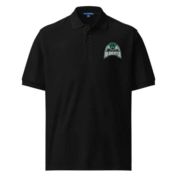 Metallic logo polo product image (1)